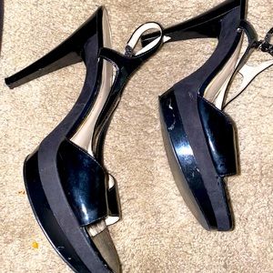 All black Carlos Santana heels